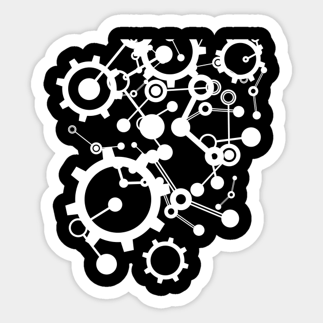 Gears Sticker by Freamia 